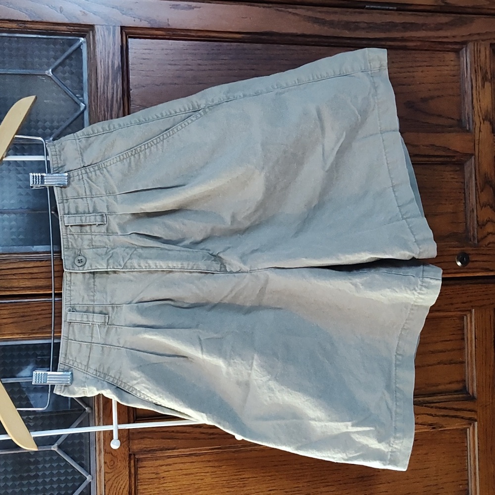 Women's LL Bean khaki shorts